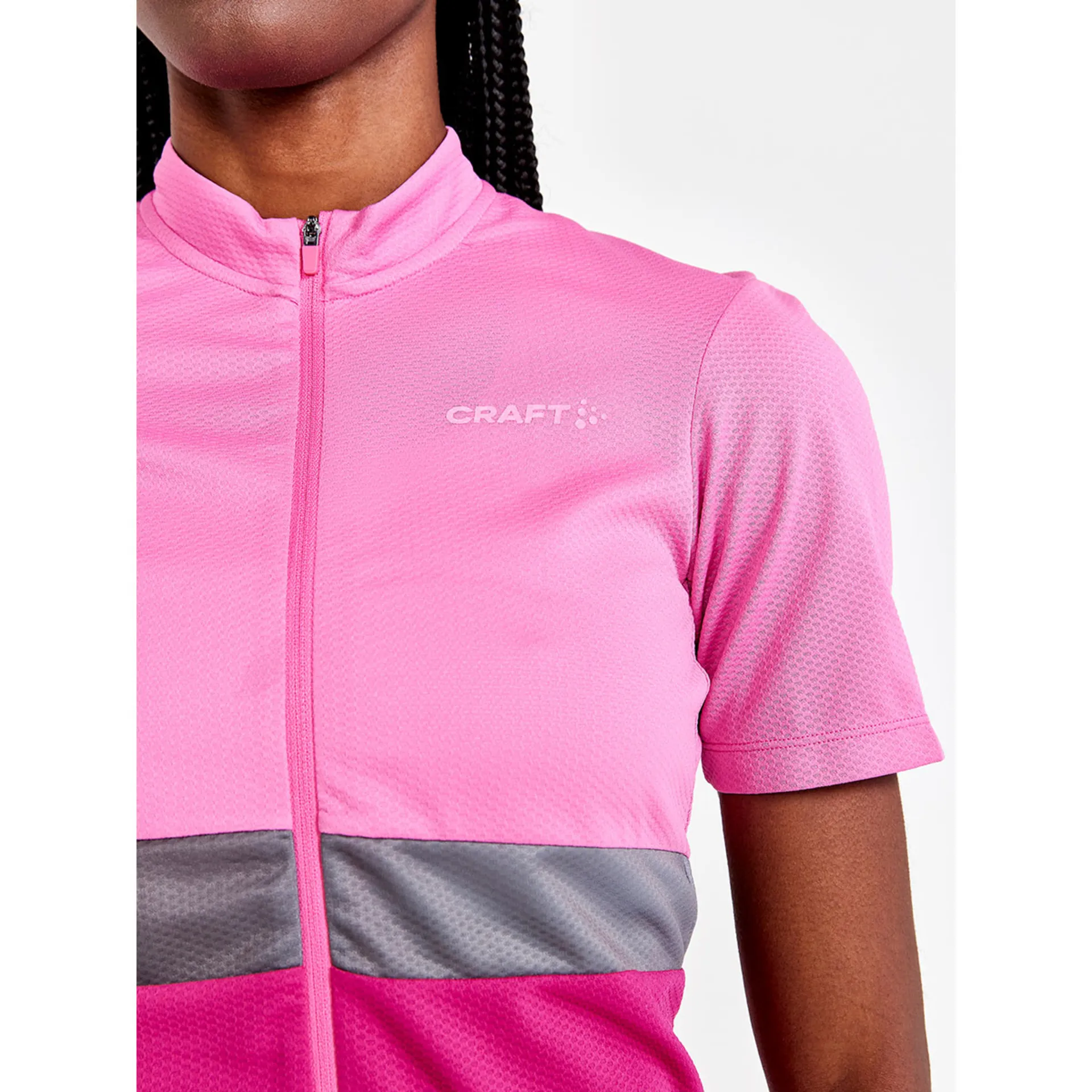 Craft CORE Endurance Fietsshirt Korte Mouwen Roze Dames