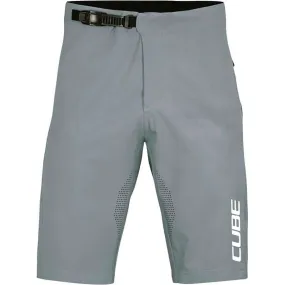 Cube Edge Lightweight Baggy MTB Fietsbroek Kort Grijs Heren