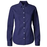 Cutter & Buck Ellensburg Denim Shirt Dames dark indigo