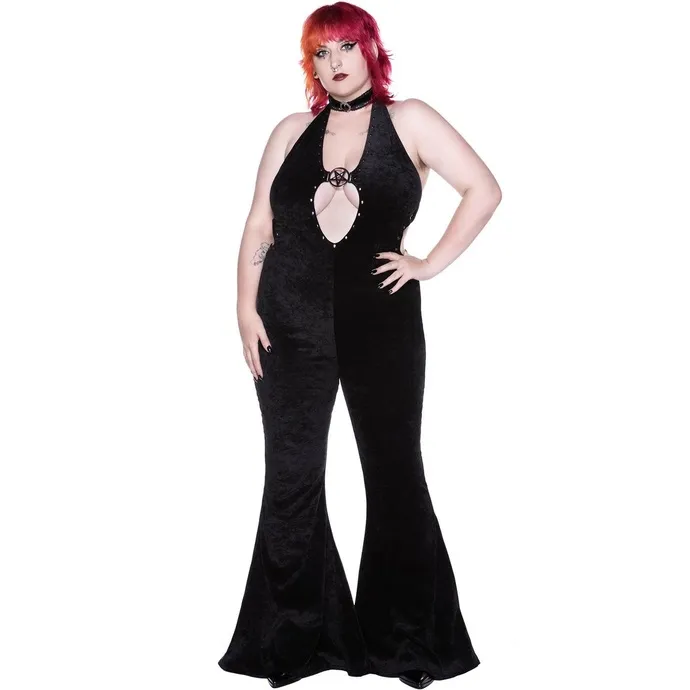 DAMES JUMPSUIT KILLSTAR  MITHRA JUMPSUIT  ZWART