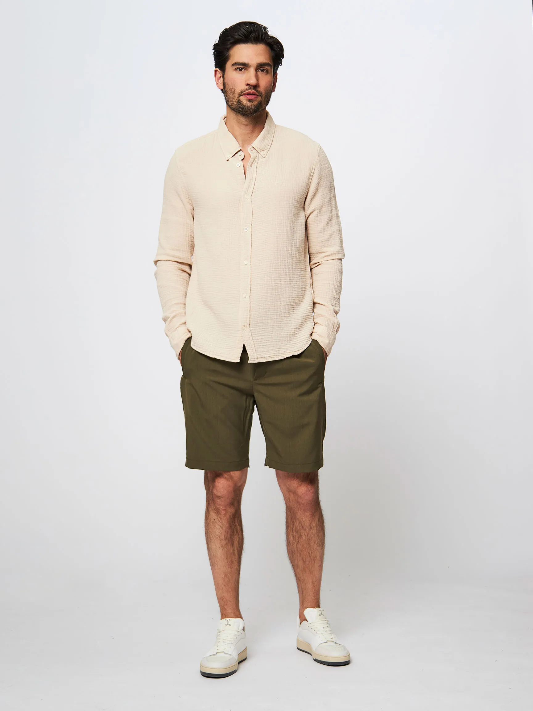 Denham Men Rich, cotton shirt with structure