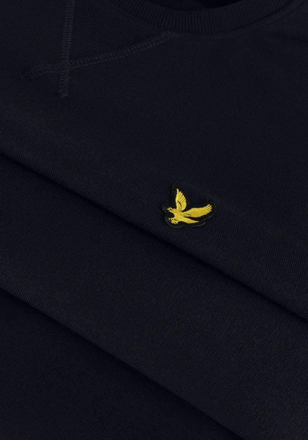 donkerblauwe lyle & scott trui crew neck sweatshirt