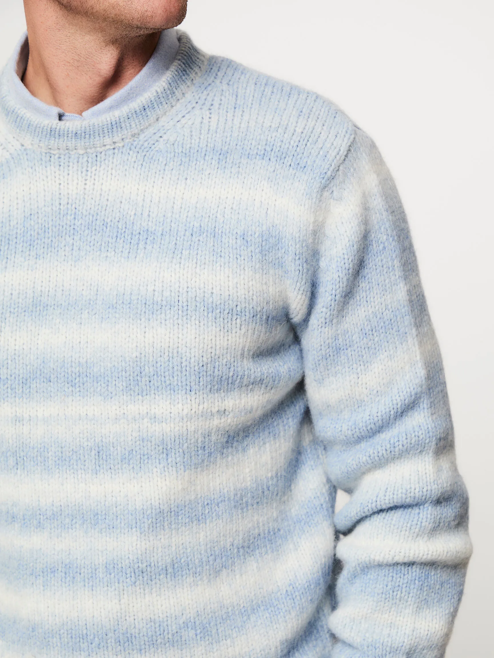 Drykorn Men Leando, alpaca mix jumper with pattern