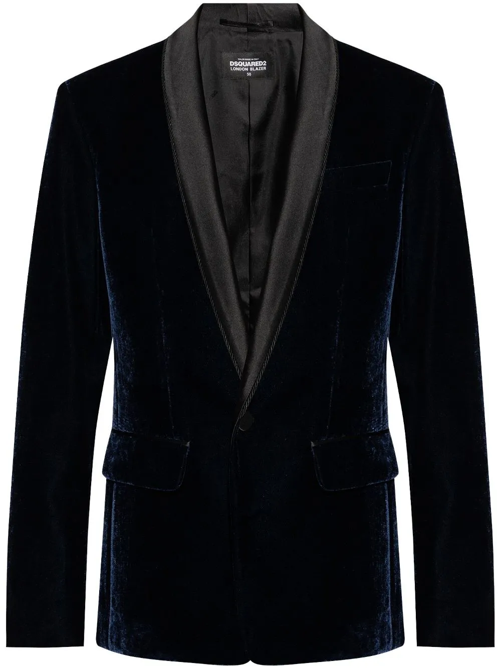 DSQUARED2 Smoking blazer met sjaal Zwart