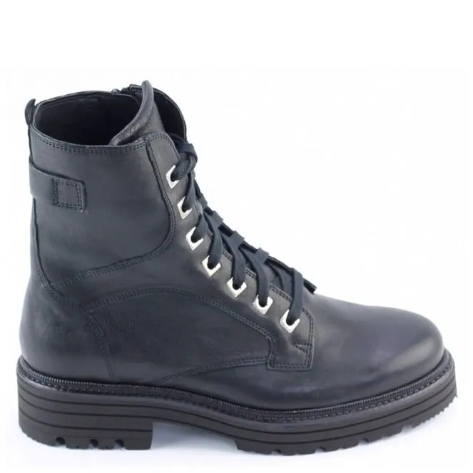 Durea 9758 754 Veterboots Zwart