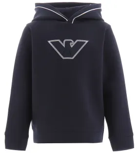 Emporio Armani Hoodie - Navy m. Logo