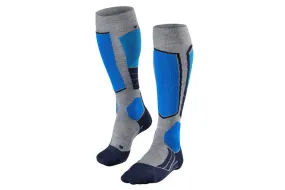 Falke SK2 skisokken grijs/blauw heren