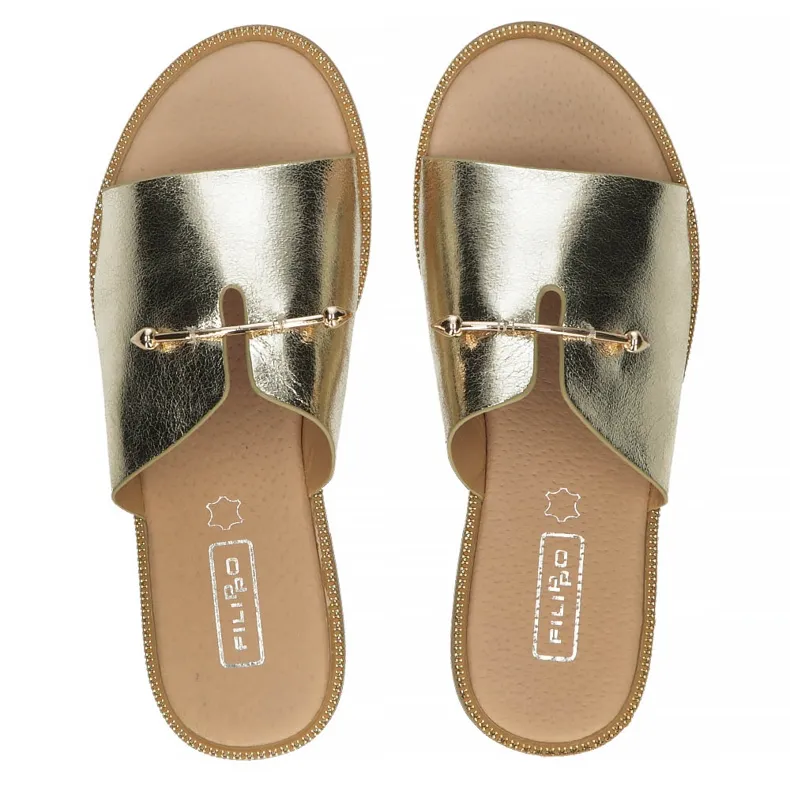Filippo DK3700 / 22 Go gouden pantoffels