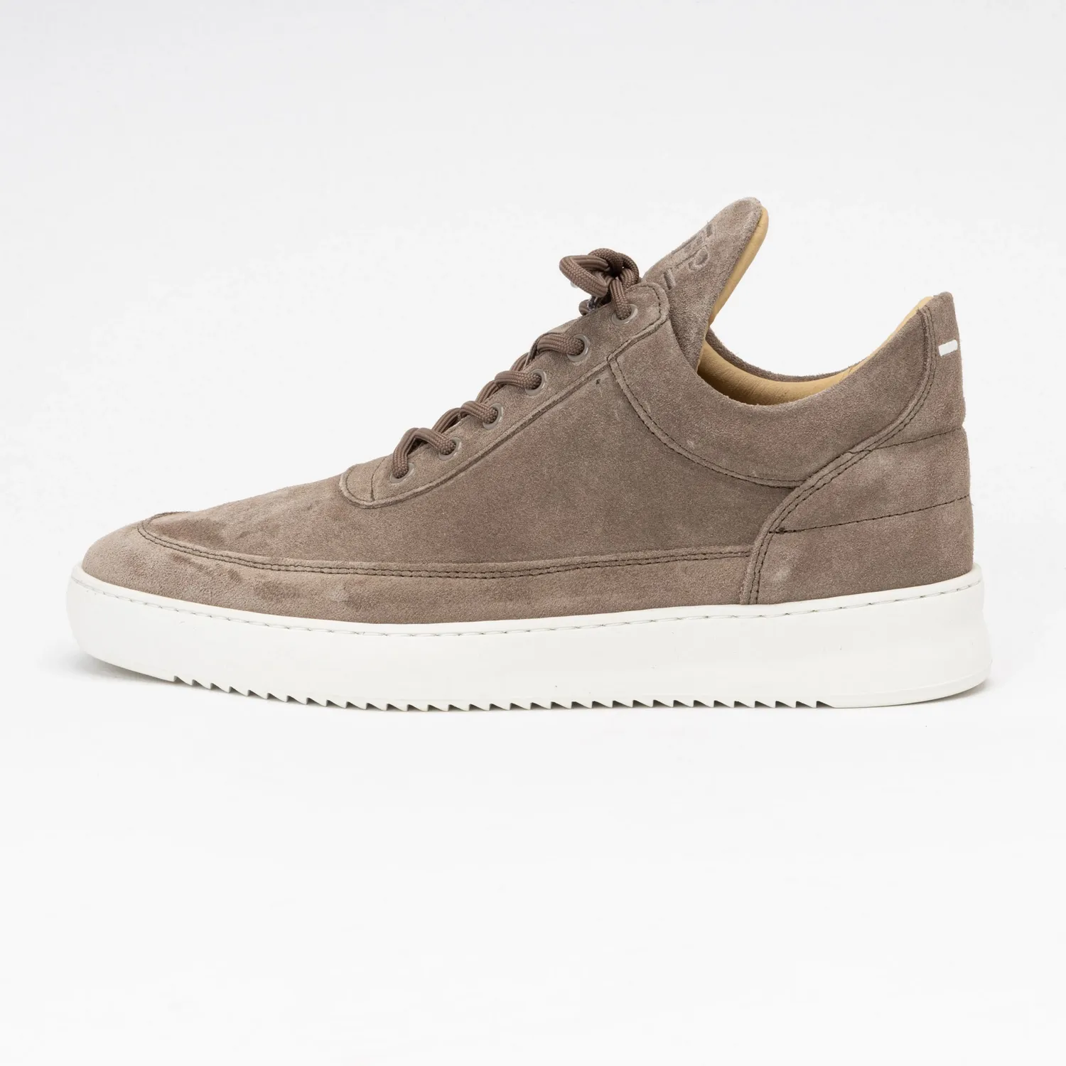 Filling Pieces Men Low Top Suede Organic Earth