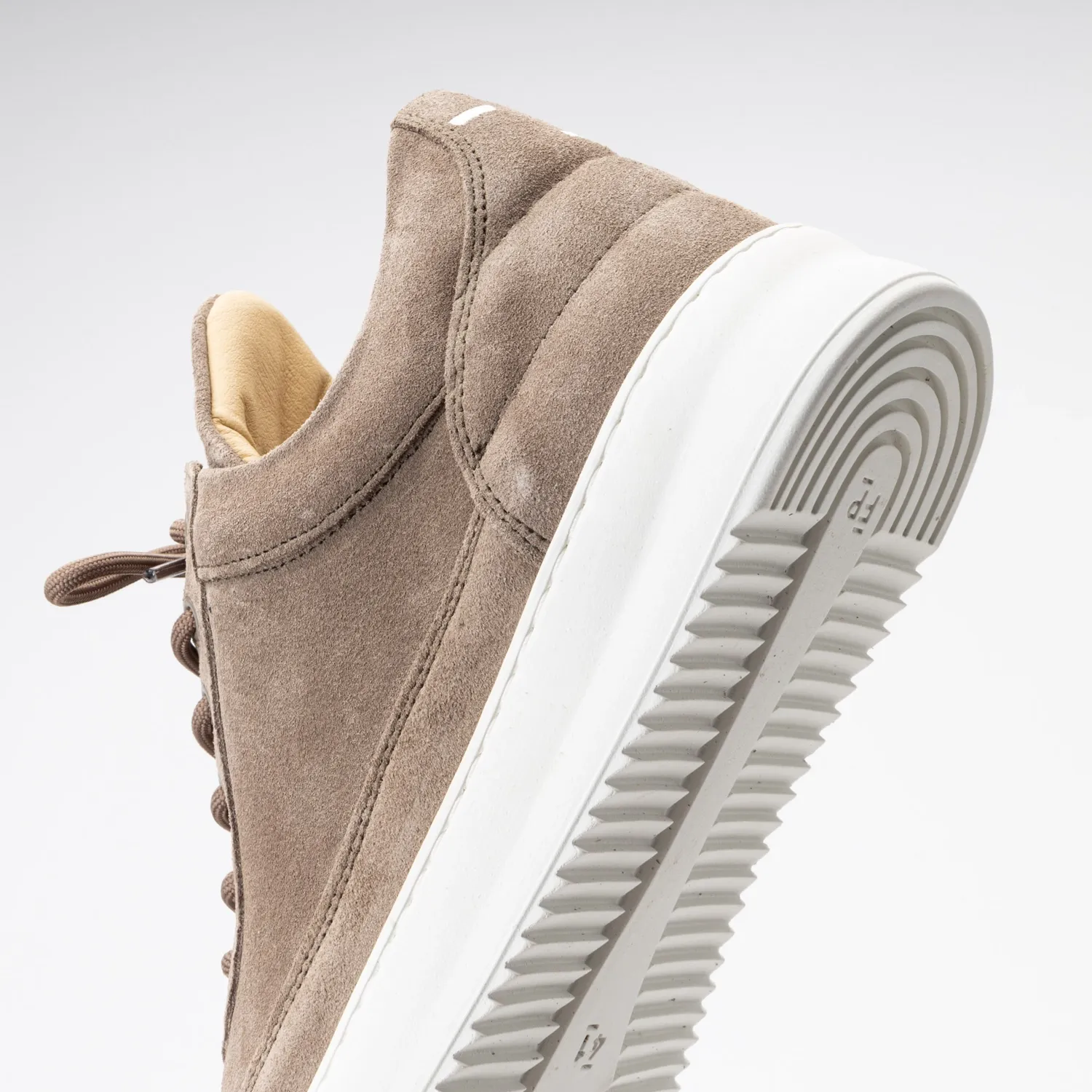 Filling Pieces Men Low Top Suede Organic Earth