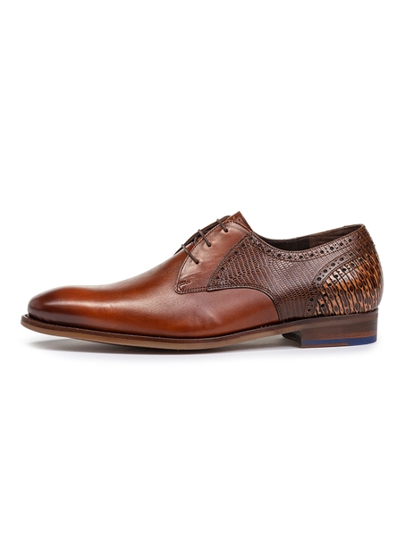 Floris van Bommel Floris Dressed DarkCognac Calf leat