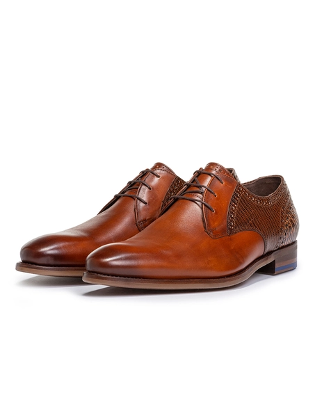 Floris van Bommel Floris Dressed DarkCognac Calf leat