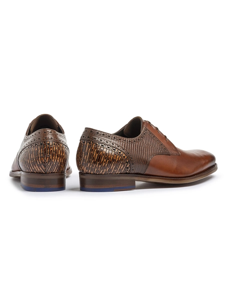 Floris van Bommel Floris Dressed DarkCognac Calf leat