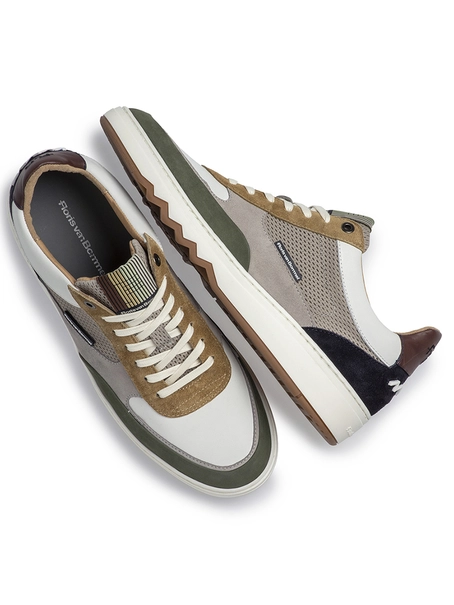 Floris van Bommel Floris Sport Green Nubuck leather