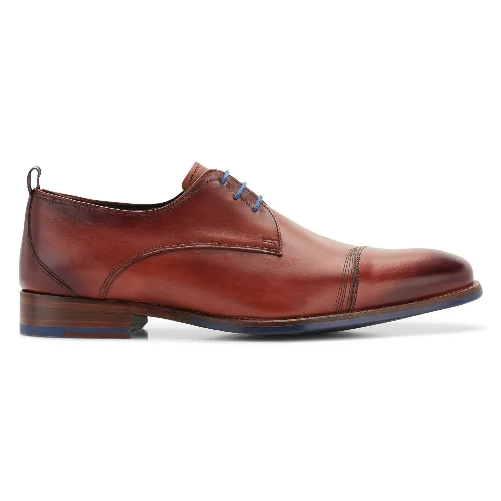 FLORIS VAN BOMMEL NETTE SCHOEN SFM301182401 COGNAC