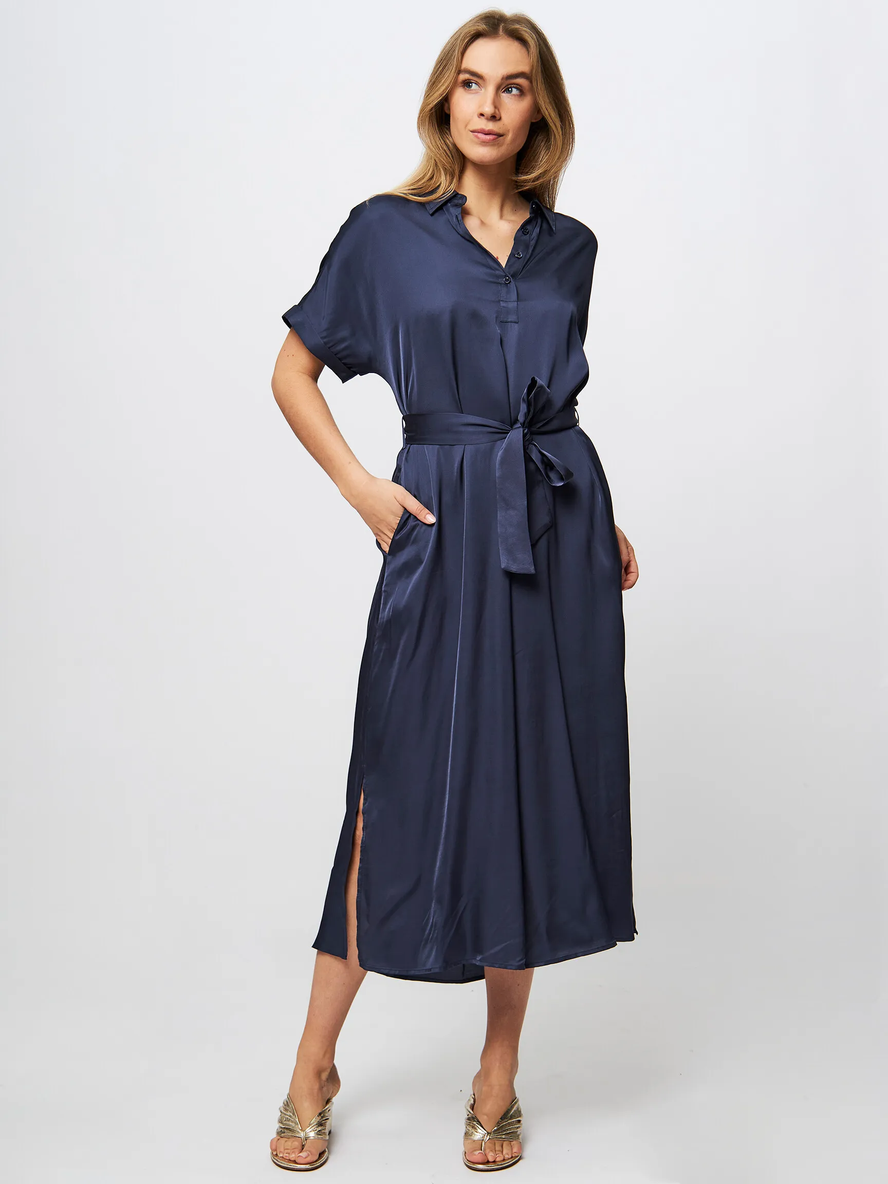 Frnch Genie, viscose maxi dress