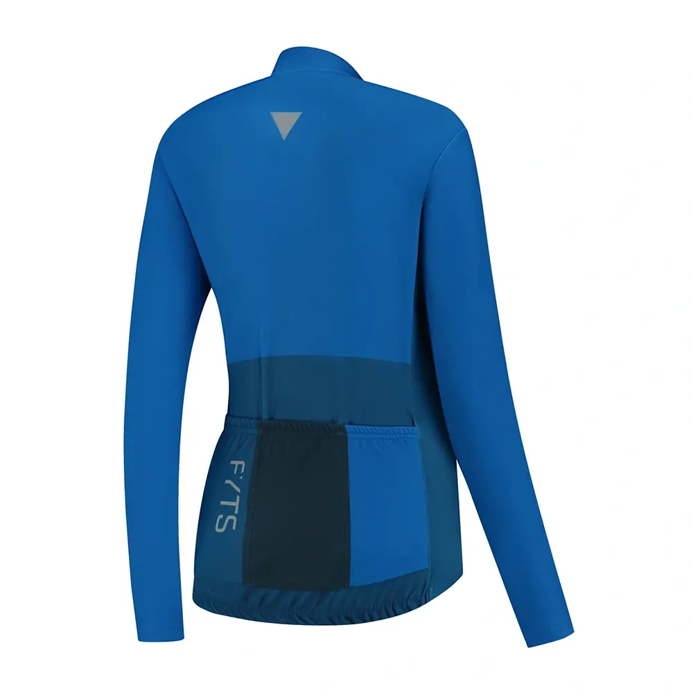 FYTS SNL Thermo Fietsshirt Lange Mouwen Blauw Dames