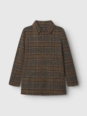 Gabba checked short coat multicolour