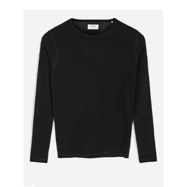 Gabba Portland knit black merino wool po10023