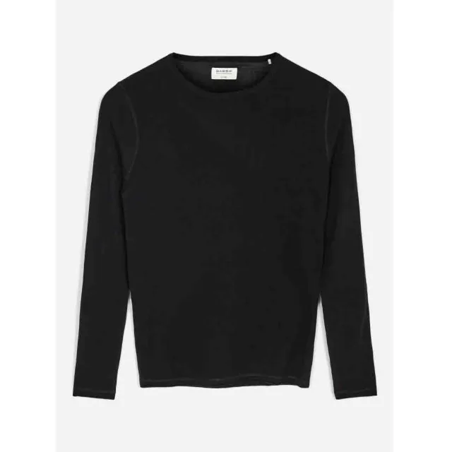 Gabba Portland knit black merino wool po10023