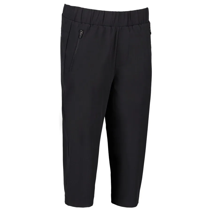 Geyser ID G11037 Woman Stretch Pants 3/4 Length Black