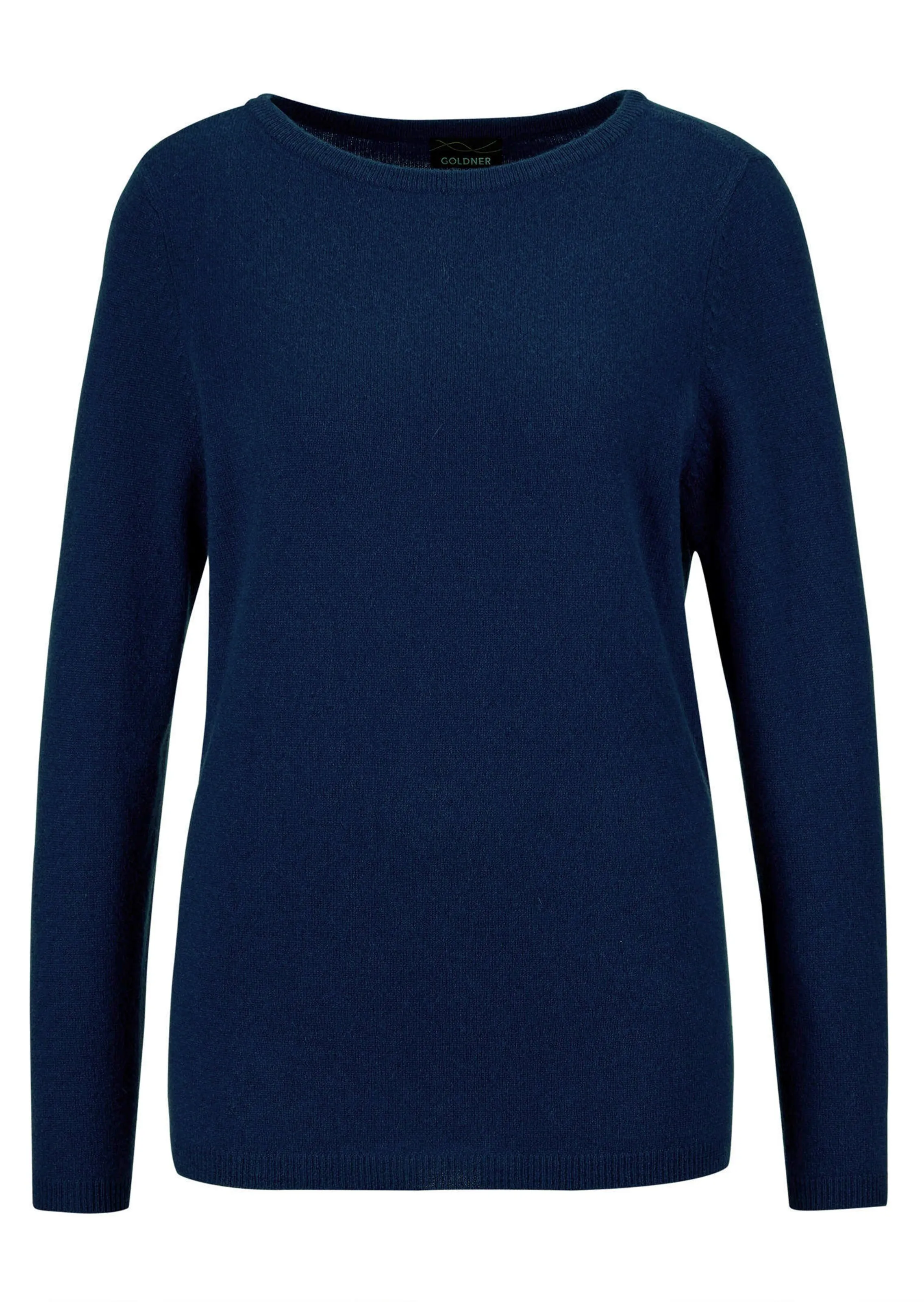 Goldner Pullover van kasjmier met boothals