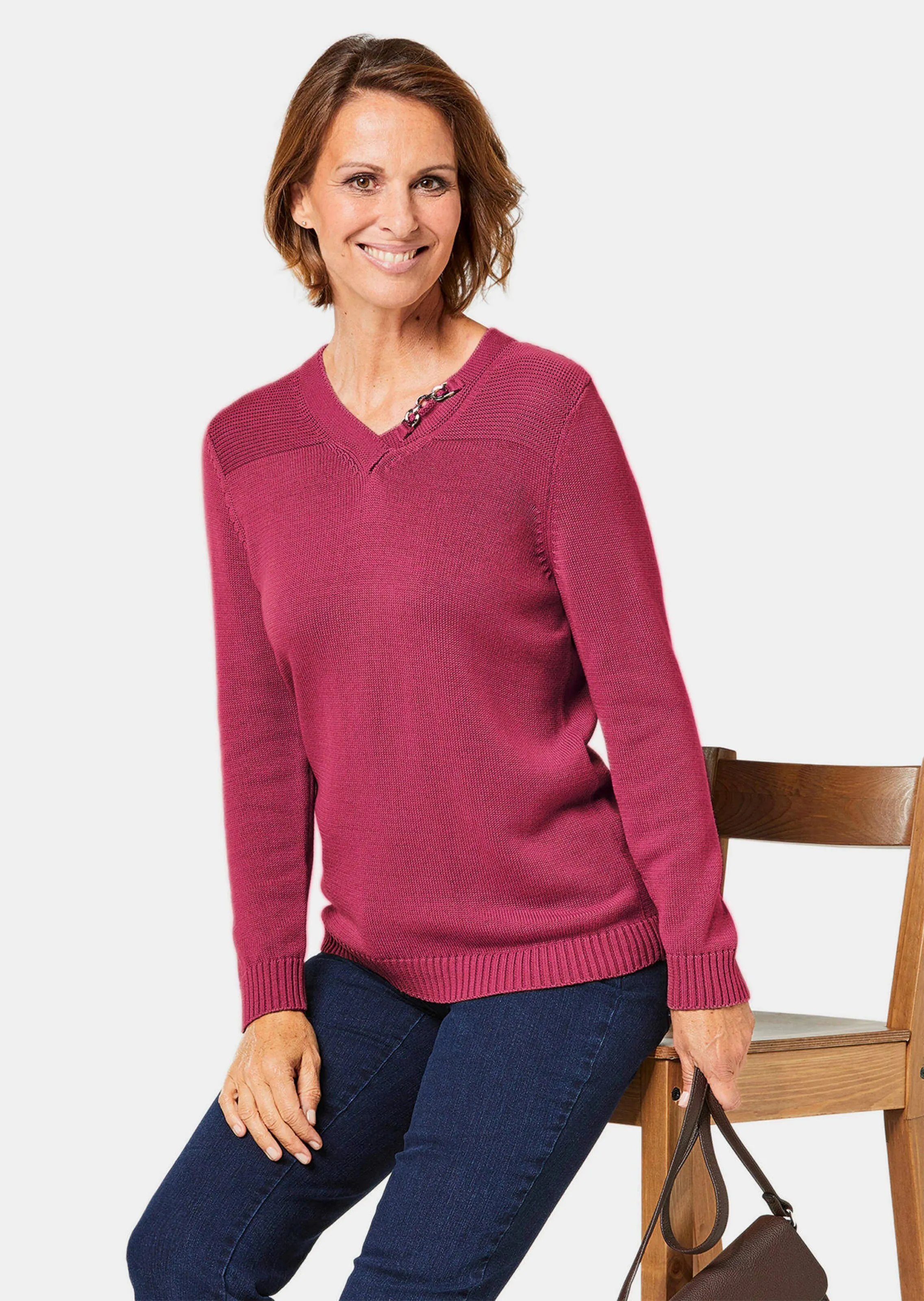 Goldner Pullover