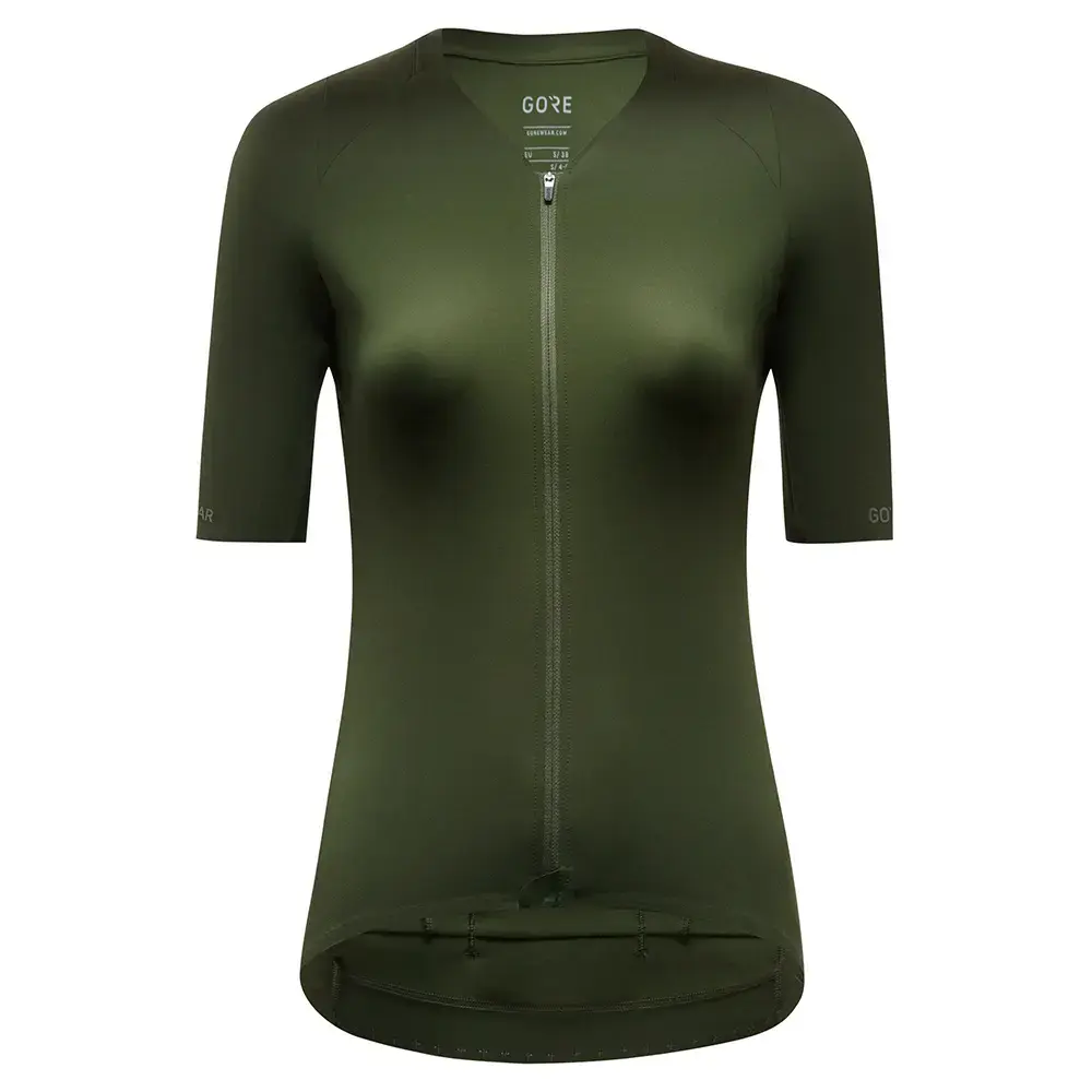 GORE Wear Distance Fietsshirt Korte Mouwen Groen Dames