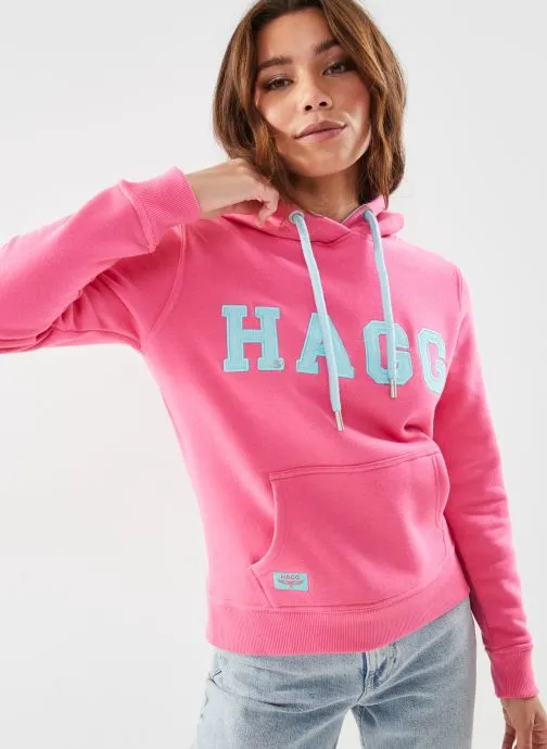      HAGG HOODIE F  ROZE   