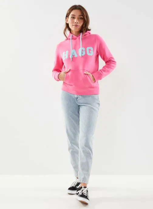      HAGG HOODIE F  ROZE   