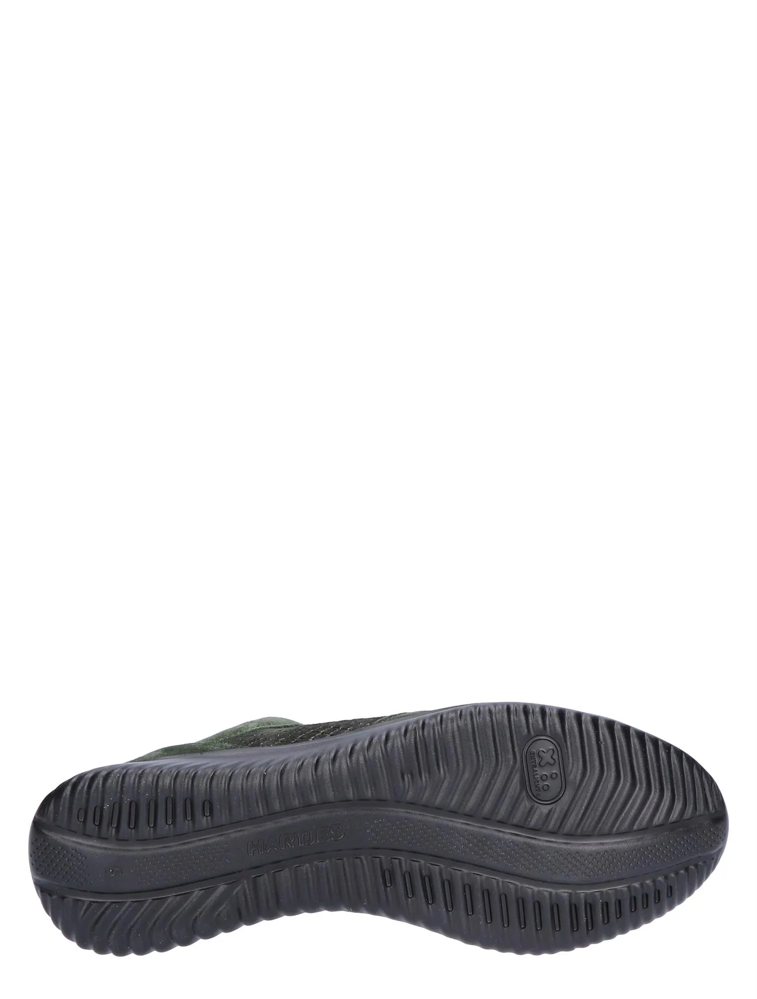 HARTJES  BREEZE SHOE DARK GREEN SUEDE GWIJDTE