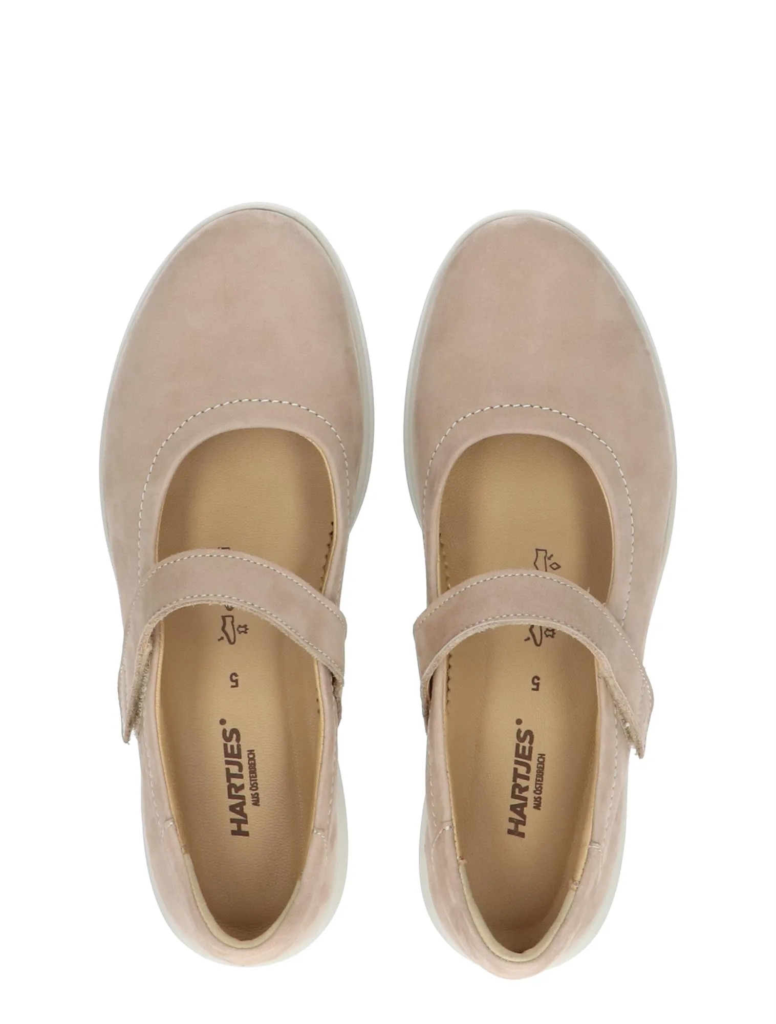 HARTJES  GOA SHOE BEIGE GWIJDTE