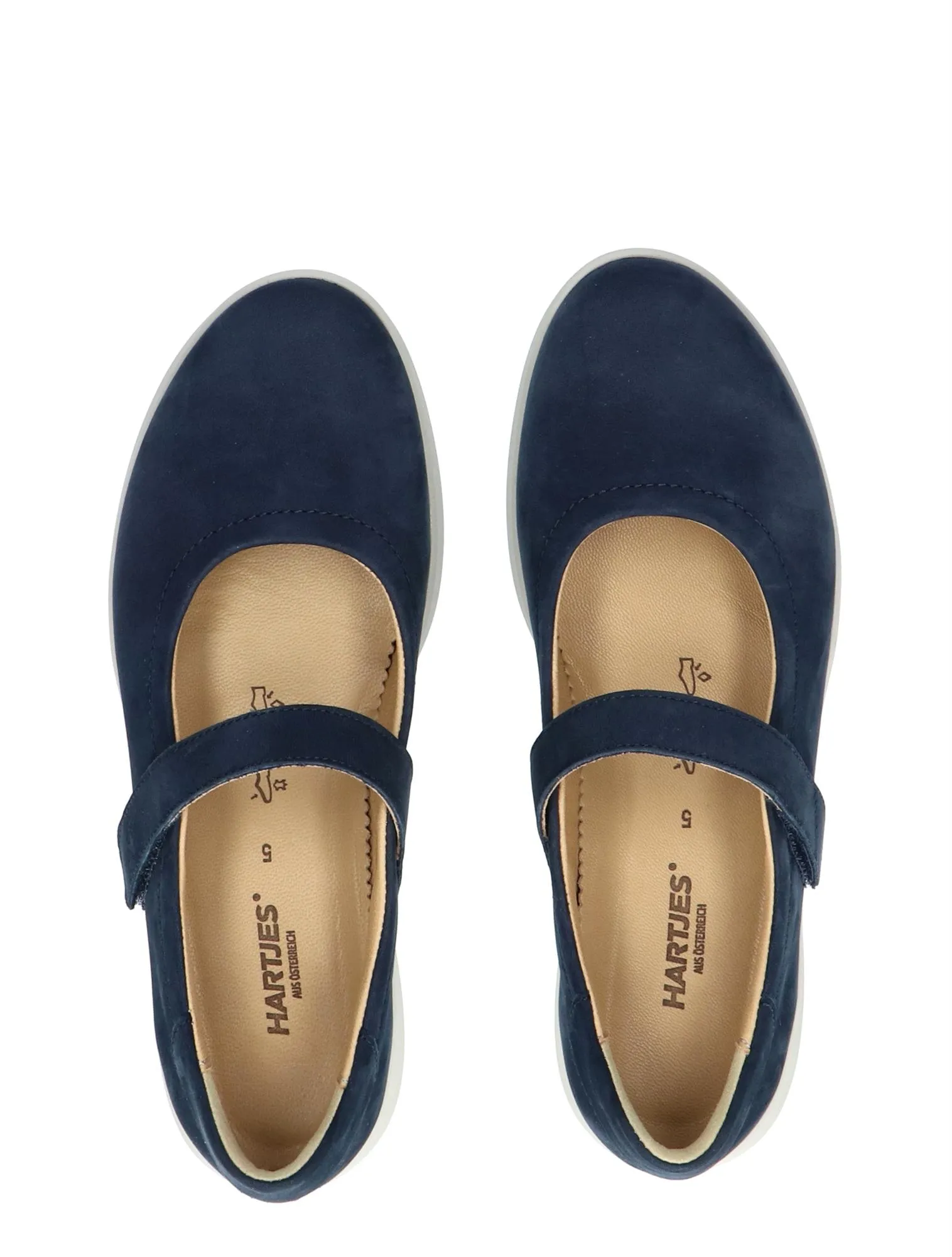 HARTJES  GOA SHOE MARINE BLUE GWIJDTE