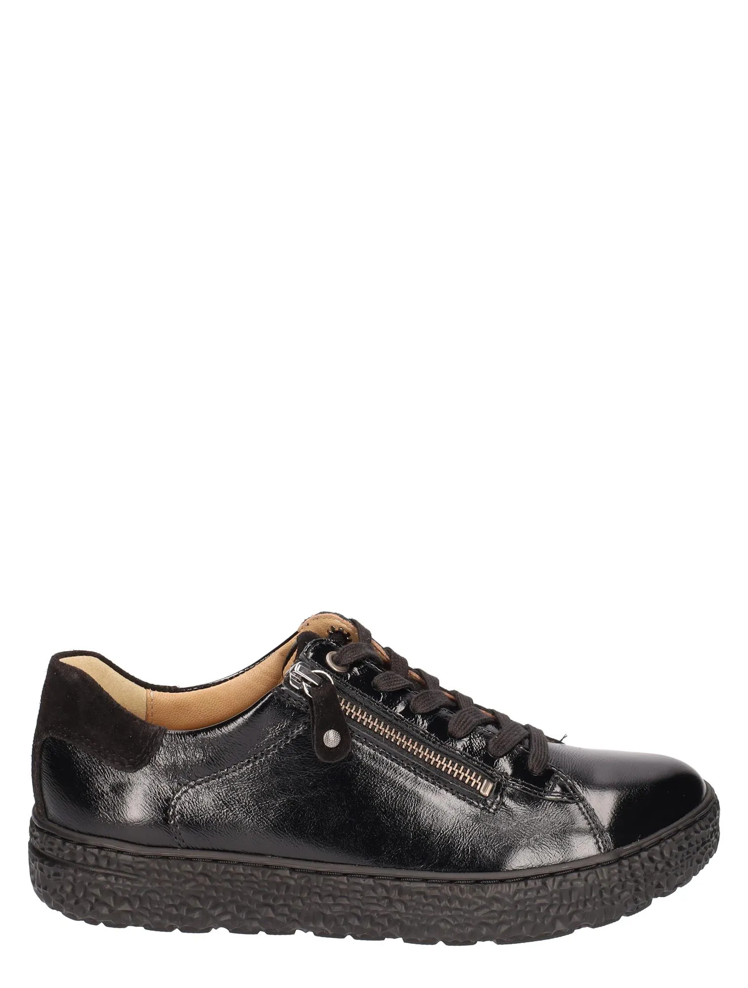 HARTJES  PHIL SHOE BLACK LEATHER HWIJDTE