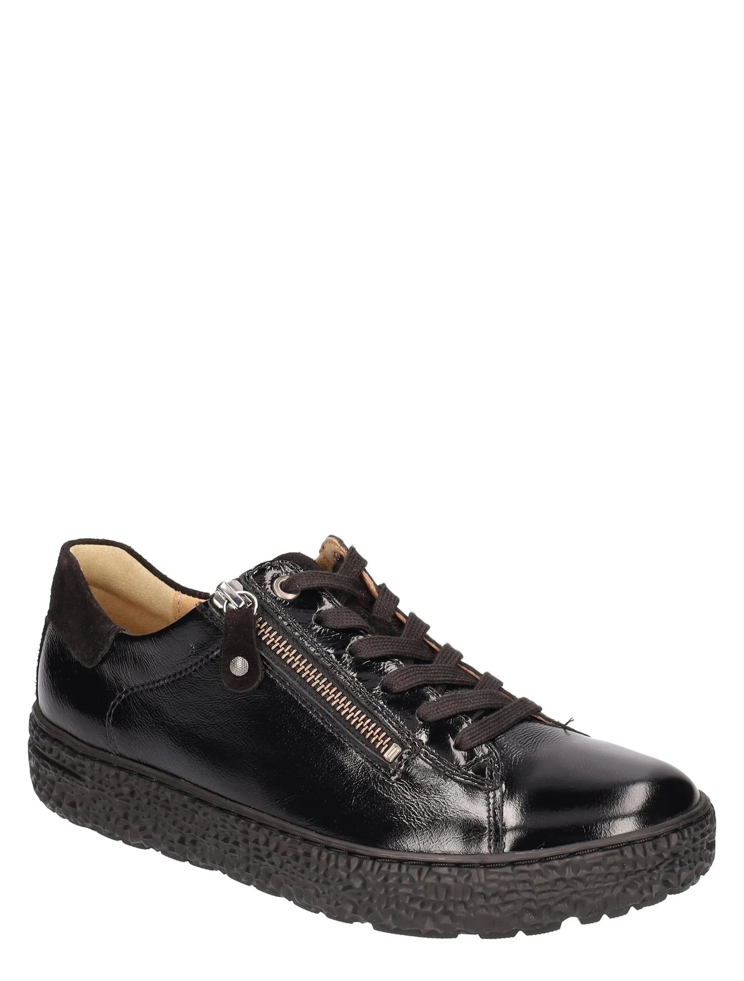 HARTJES  PHIL SHOE BLACK LEATHER HWIJDTE