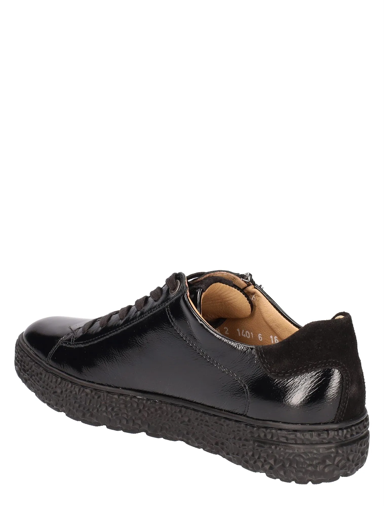 HARTJES  PHIL SHOE BLACK LEATHER HWIJDTE