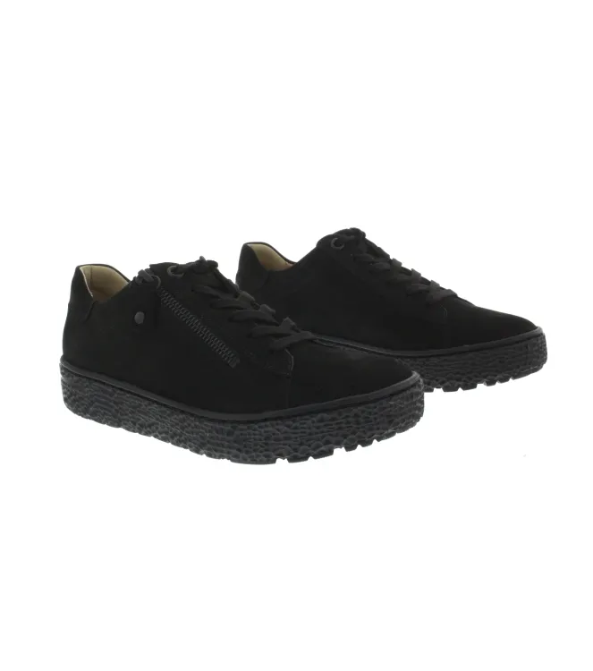 Hartjes Phil Shoe Black Veterschoenen Zwart