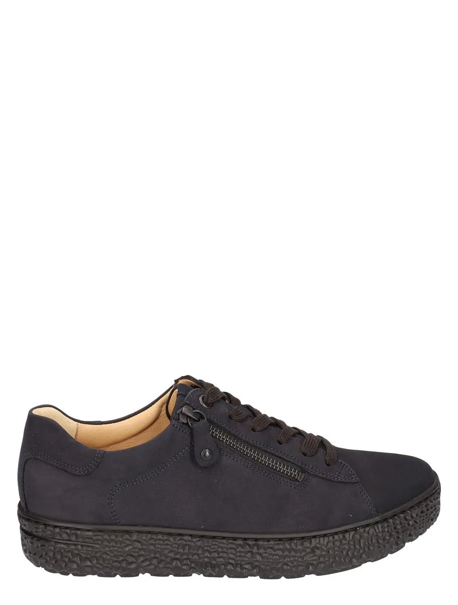 HARTJES  PHIL SHOE DARK BLUE NUBUCK HWIJDTE