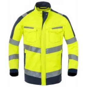 HAVEP 50169 Jack High Visibility Fluo Geel/Donker Denim