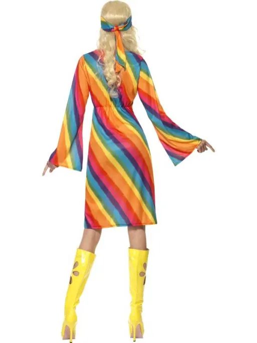 Hippie 70's Rainbow Jurk