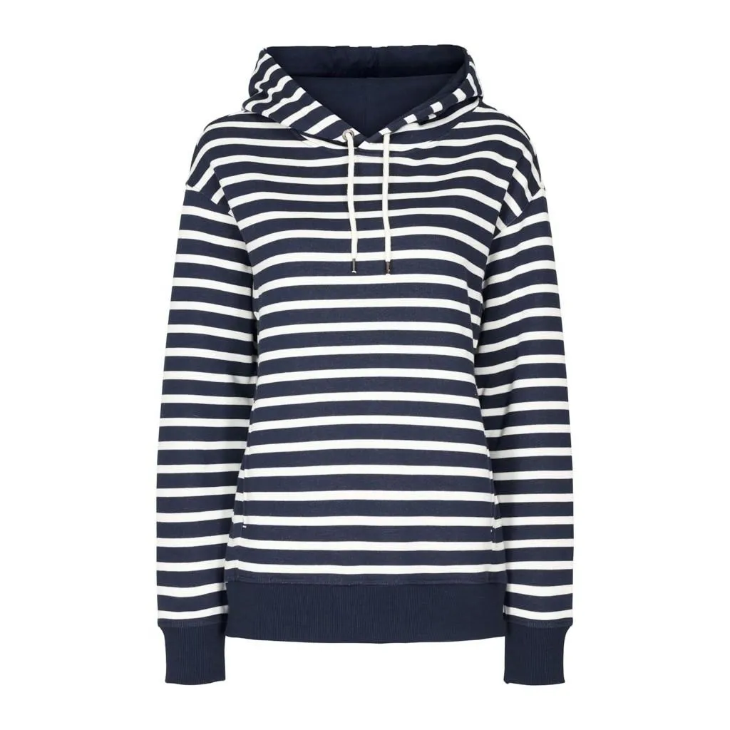 Holly hoodie sweat navy/pearl dames maat M