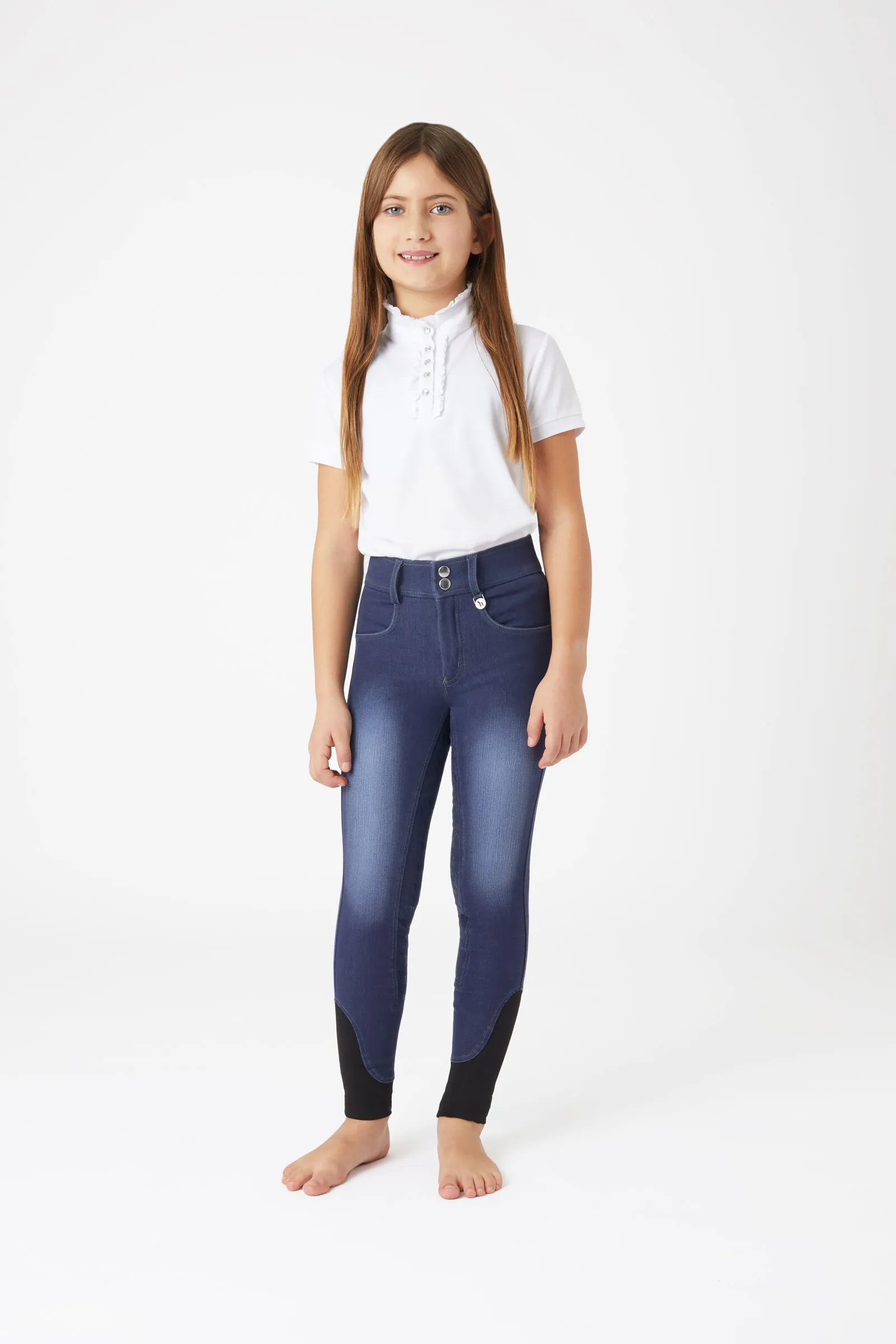 Horze Denim rijbroek, kids