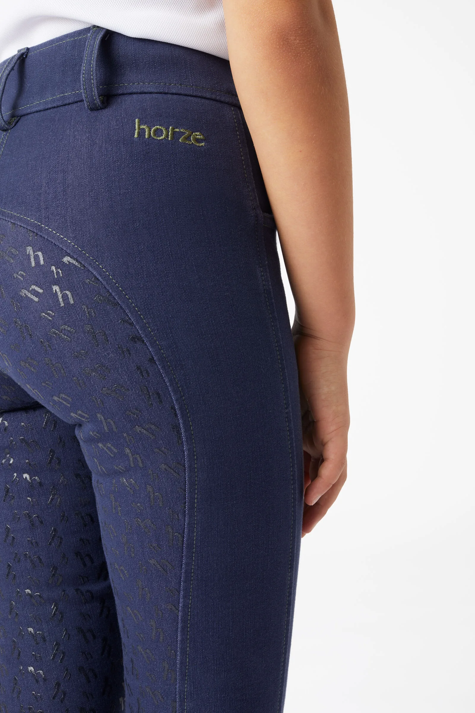 Horze Denim rijbroek, kids