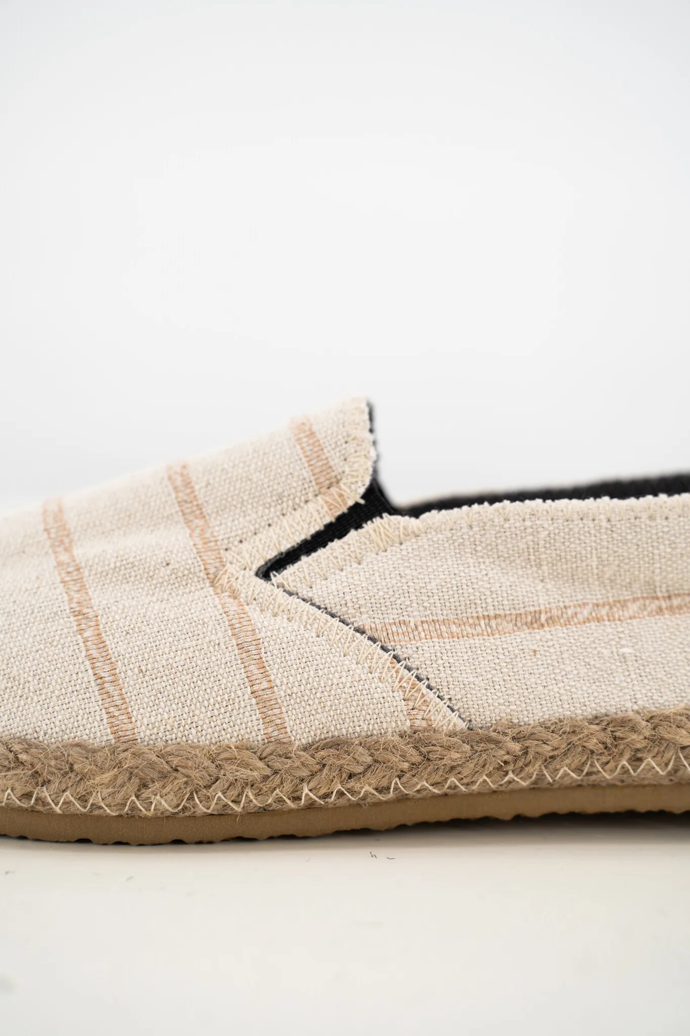 ibzmode Heren Espadrilles Andres Stripe Beige