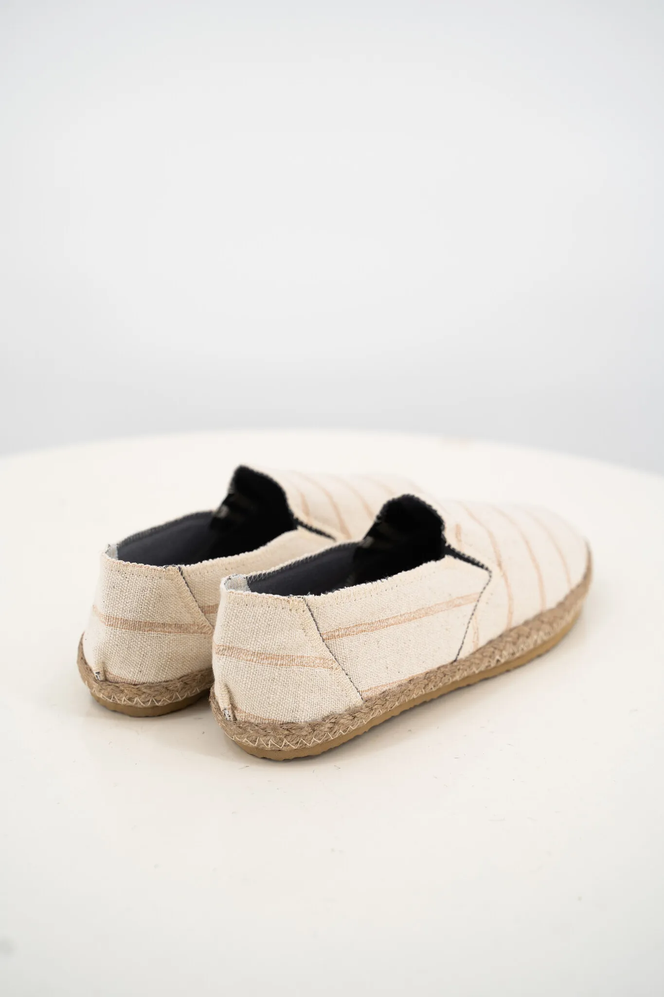 ibzmode Heren Espadrilles Andres Stripe Beige