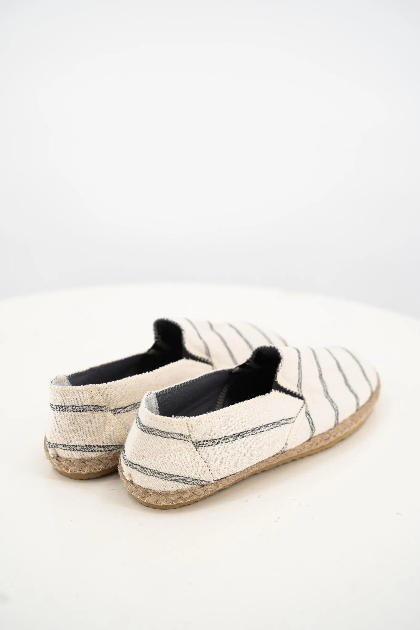 ibzmode Heren Espadrilles Andres Stripe Zwart