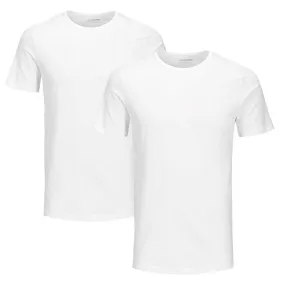 Jack & Jones 2-pack O-hals shirts basic wit  