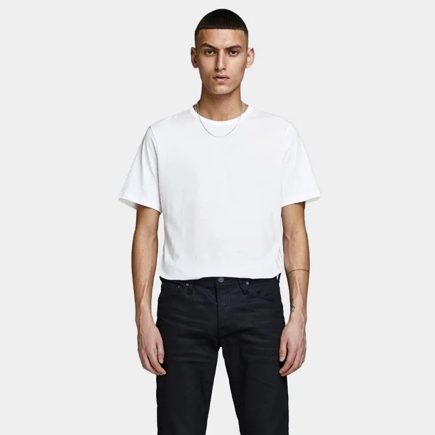 JACK & JONES 2PACK OHALS SHIRTS BASIC WIT  