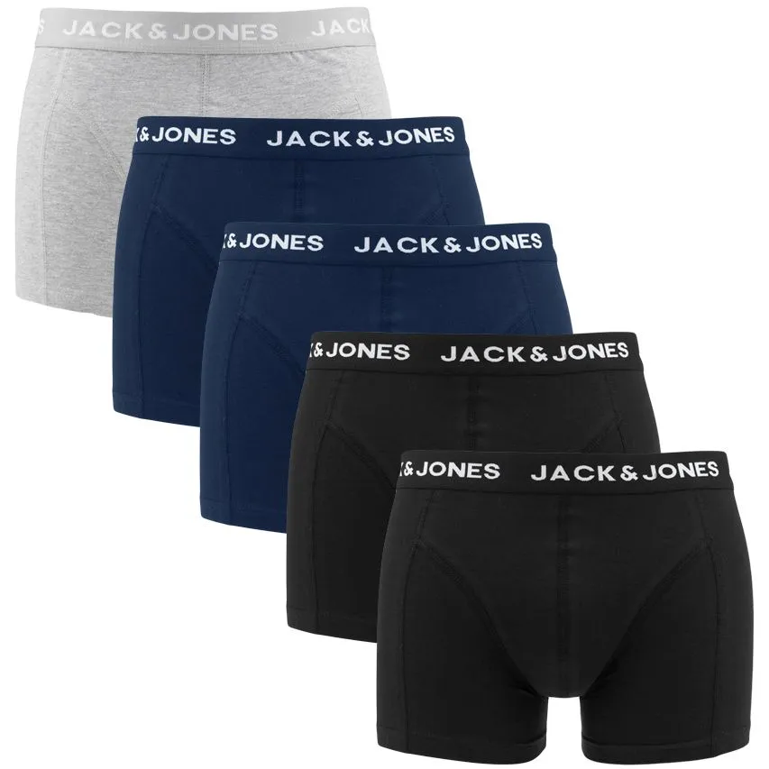 JACK & JONES 5PACK BOXERS ANTHONY BLAUW  