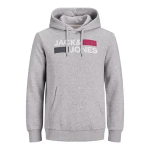 Jack & Jones Hoodie Play grijs